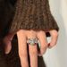 new Vintage Explosive Sparkling Large 2025 Round Diamond With Exquisite Fashionable Zircon Inlay, Versatile Index Finger Inlay,_ipsvogv.com
