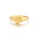Women's Jewelry Cold Style Oval Polished Diamond Eight Pointed Star Ring Men And Women Stainless Steel K Gold Plated Ring_ipsvogv.com