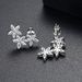 Cao Shi's Classic AAA Horse Eye Zircon Female Creative Five Petal Flower Student Earrings, Are Selling Well_ipsvogv.com
