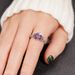 Cao Shi's Four Clawed Zircon Inlaid Ring Exudes Luxurious And Elegant Temperament, Serving As A Wedding Accessory For_ipsvogv.com