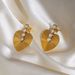 INS Niche INS Fashionable Embossed Pearl Zircon Heart Shaped Circle Earrings_ipsvogv.com