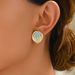 Ins Sweet and Fresh Women's Unique Drip Oil Lavender Plant Design Earrings, Versatile Earrings_ipsvogv.com