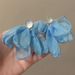 Seaside Super Fairy Atmosphere Fresh Chiffon Flower Earrings Niche Design Tassel High End Earrings Gentle Temperament Earrings_ipsvogv.com