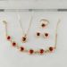 Crystal Love Jewelry Set For Women, Personality Temperament, Heart Words Necklace, Earrings, Ring And Bracelet Four Piece Set_ipsvogv.com