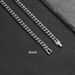 Titanium Steel Cuban Chain Hip Hop Necklace Stainless Steel Round Grind Encryption Chain Fashion Men's Jewelry Buckle Titanium Steel Necklace Jewelry_ipsvogv.com
