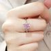 Cao Shi's Live New Fashion Square Pink Diamond Zircon Hands, Sweet And Romantic Bridal Wedding Ring For Women_ipsvogv.com