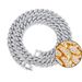 Men's hip hop trend diamond Cuban chain personality street trend couple versatile clavicle chain_ipsvogv.com