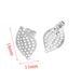 Stainless Steel Earring Accessories, DIY Handmade Leaf With Circular Bead Earrings, Vacuum Gold-plated Earrings_ipsvogv.com