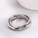 Titanium Rotatable Ring, Star Moon Meditation Creative Rotating Pressure Reducing Stainless Steel Couple Ring_ipsvogv.com