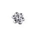fashion rhinestone snowflake ring personality all-match simple elegant rhinestone adjustable ring female ring_ipsvogv.com