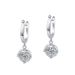Smart moissanite earrings female S925 silver flower colored gemstone earrings fashion high end sense all match_ipsvogv.com