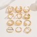 Women's Open Adjustable Ring Personality Geometric Niche Design Irregular Ring_ipsvogv.com