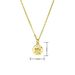 Moon Eye Pendant Necklace - Tribal Pattern With Zircon Inlay, Elegant Jewelry Accessory For Women & Men_ipsvogv.com