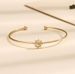 New Fashion Thread Hollow Ship Rudder Open With Korean Gold Plated Bracelet For Women_ipsvogv.com