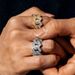 Hiphop 14mm Diamond Cuban With Genuine Gold Electroplated Double Row Zircon Trendsetter Hiphop Men's Ring_ipsvogv.com