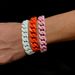 Men's Jewelry Cuban Bracelet Jewelry Men's Niche Macaron Color Titanium Steel Bracelet No Fading Jewelry Set_ipsvogv.com