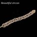 Fashionable trendy rhinestone dreadlocks headband trendy ladies hip hop personality braided rhinestone hairpin Head_ipsvogv.com