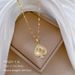 Laser 【 】 Love Light Luxury Charm Gorgeous Full Diamond Necklace Women's Versatile Clavicle Titanium Steel Chain 【 】_ipsvogv.com