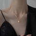 Small Brick Round Bead Titanium Steel Necklace, Versatile For Women, New Gold Collarbone Chain, Simple Pendant That Does_ipsvogv.com