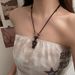 Chain Necklaces Autumn And Winter Coffee Color Teddy Bear Sweater Necklace Female Ins Hip Hop Design Niche Long Titanium Steel Sweater Chain Male_ipsvogv.com