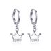 Unisex Hollow Crown Earrings Inlaid With Diamond Zircon CZ Female Earrings Simple Light Luxury Female Earrings Gold And Silver_ipsvogv.com