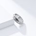 Nordic style double bevel Viking text titanium steel ring ring retro old personality men's literary hand jewelry_ipsvogv.com