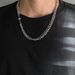 Korean Version Of Ins Thick Thin Titanium Steel Choker Necklace, Men's And Women's Trendy Cross Hip-hop Minimalist_ipsvogv.com