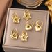 Fashionable Personality Niche Exaggerated Design Minimalist Stainless Steel New Earrings For Women_ipsvogv.com