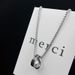Double Circular Necklace For Women, Versatile Minimalist Ring Pendant, Titanium Steel Color Resistant And Personalized_ipsvogv.com