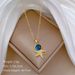 【 】 Astronaut Planet Light Luxury Charm Gorgeous Full Diamond Necklace Women's Versatile Clavicle Titanium Steel Chain_ipsvogv.com
