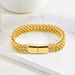 Men's Jewelry High End Style Domineering And Fashionable Double Piece Polished Bracelet Does Not Fade K Gold Plated Titanium Steel Jewelry_ipsvogv.com