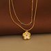 Design Korean Instagram Style Double Layered Flower Necklace For Women's Fashion And Luxury, Summer Collarbone Chain_ipsvogv.com