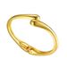 Fashion Water Drop Streame Exaggerated Metallic Glazed Face Hug Spring Opening Bracelet_ipsvogv.com