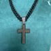 Fashion Accessories Personality Full Diamond Cross Necklace Pendant Trendy Versatile Hip Hop Cuban Chain_ipsvogv.com