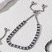 Square Zircon Adjustable Bracelet W omen's Simple Light Luxury Bracelet Personalized Temperament High End Feeling Bracelet_ipsvogv.com