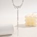 Bow Tassel Necklace - Full Diamond Clavicle Chain For Women_ipsvogv.com