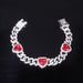 Men’s Jewelry Set Fashion 12mm Three Diamond Red Heart Full Diamond NecklaceStreet Hip Hop Cuban Chain Jewelry_ipsvogv.com