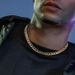 Stainless Steel Electroplated Gold With High-end Feel, Simple Style, Fashionable Cuban Chain Necklace_ipsvogv.com