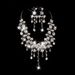 Exquisite Bridal Jewelry Two Piece Set Performance Party Dress Wedding Clavicle Necklace Earrings Jewelry Set_ipsvogv.com
