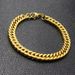 Authentic Personality Fashion Gold Color Dominant Titanium Steel Bracelet Trendy Men's Street Hip-Hop Jewelry Korean_ipsvogv.com