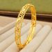 Luxurious And Elegant Geometric Flower Design Women's Copper Plated Bracelet Bridal Wedding Party Birthday Gift_ipsvogv.com