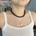 Natural White Moonstone Necklace, Women's Oval Pendant Ins, Niche, Simple, High-end Feeling, Collarbone Chain, Silver_ipsvogv.com