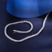 Trendy Single Row With Rhinestones 3mm 4mm Tennis Necklace For Men And Women Hip Hop Style_ipsvogv.com