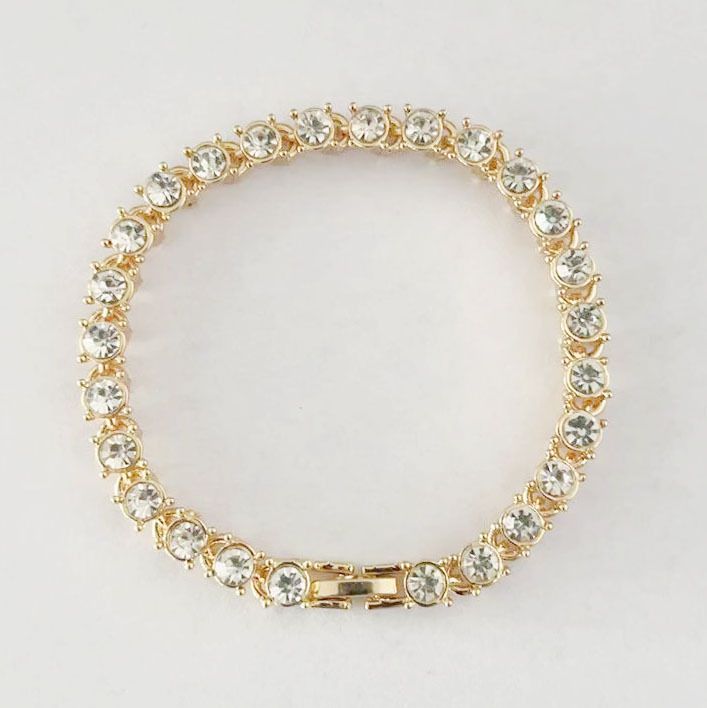 Jewelry Sets fashionable and versatile, diamond necklace, bracelet, earrings, ring four piece set_ipsvogv.com