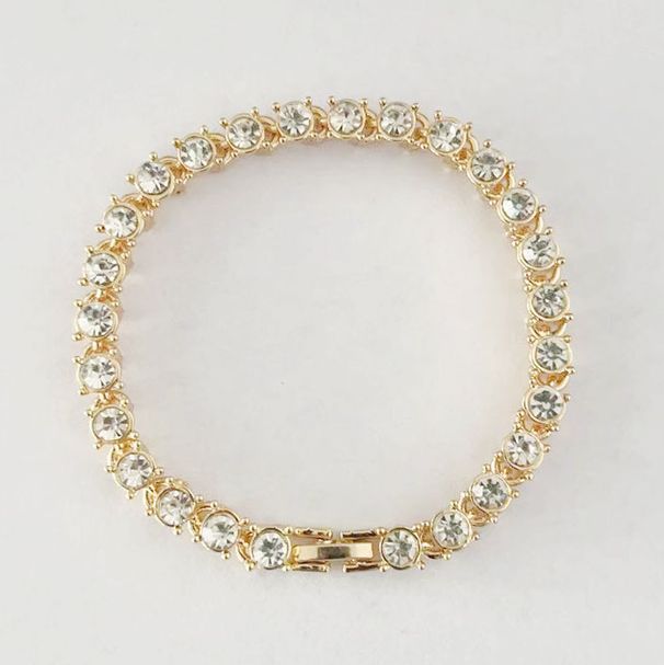 Jewelry Sets fashionable and versatile, diamond necklace, bracelet, earrings, ring four piece set_ipsvogv.com
