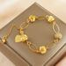Fashionable Trend Inlaid Zirconia Copper Gold-plated Women's Chain, Light Luxury High-end Feeling Bracelet Is The_ipsvogv.com