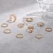 Hot Selling Wind Butterfly Pearl Inlaid Diamond Snake Chain Fried Dough Twists 10 Piece Set Index Finger Tail Ring_ipsvogv.com