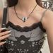 Unisex Hot Selling Love Pendant Beaded Necklace For Women, Simple Niche Design, Sweet And Cool Hot Girl Style, Retro Sweater Chain_ipsvogv.com