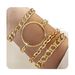 Hot Selling Exaggerated Thick Chain Brass Real Gold Electroplated Bracelet Female Hip Hop Geometric Ring Retro Bracelet_ipsvogv.com