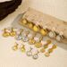 Women’s Jewelry Set Fashion Ins Simple Fashion Small Earrings New Design Sense Money Coin Queen Head Earrings_ipsvogv.com